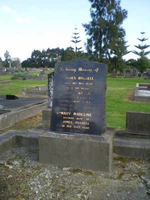 Picture of Taruheru cemetery, block SEC1, plot 461.