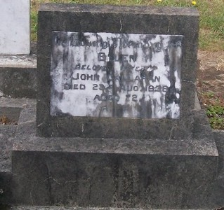 Picture of TARUHERU cemetery, block SEC2, plot 585.