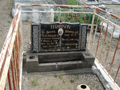 Picture of TE PUIA cemetery, block TP5, plot 98.