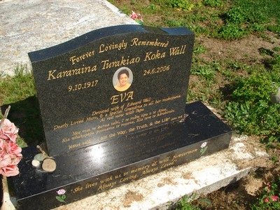 Picture of TOKOMARU BAY cemetery, block TKJ, plot 173.