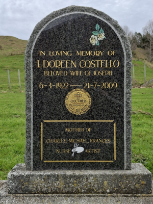 Picture of TOKOMARU BAY cemetery, block TKJ, plot 262.