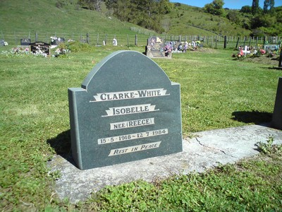 Picture of TOKOMARU BAY cemetery, block TKM, plot 206.