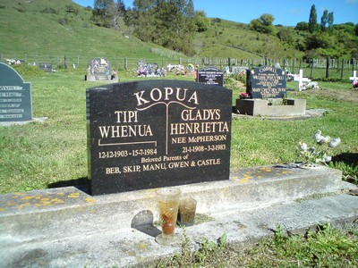 Picture of TOKOMARU BAY cemetery, block TKM, plot 215.