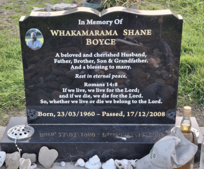 Picture of Tokomaru Bay cemetery, block TKO, plot 312.