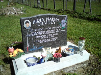 Picture of TOKOMARU BAY cemetery, block TKP, plot 322.