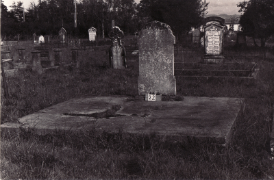 Historic picture of Makaraka cemetery, block MKA, plot 22.