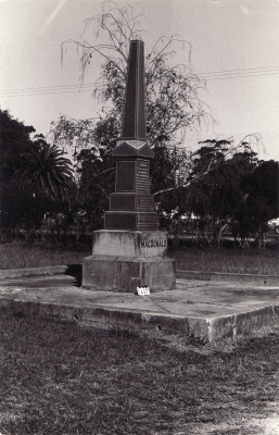 Historic picture of Makaraka cemetery, block MKA, plot 52.