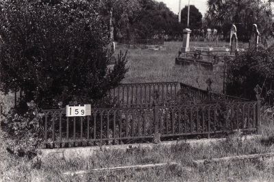 Historic picture of Makaraka cemetery, block MKB, plot 159.