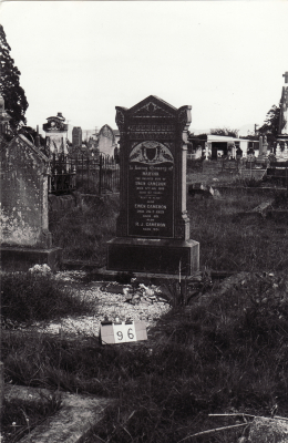 Historic picture of Makaraka cemetery, block MKB, plot 97.