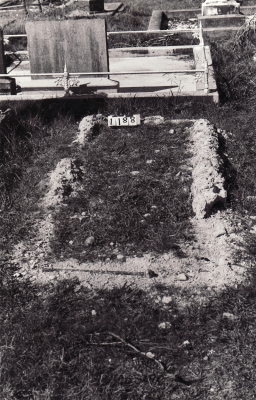 Historic picture of Makaraka cemetery, block MKC, plot 1188.