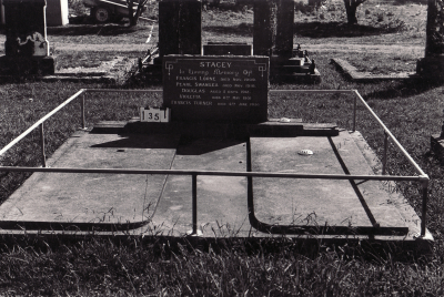 Historic picture of Makaraka cemetery, block MKC, plot 1351.