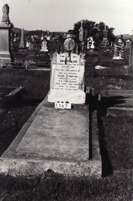 Historic picture of Makaraka cemetery, block MKC, plot 1357A.