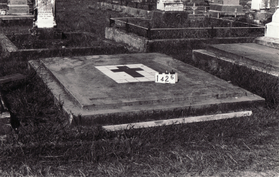 Historic picture of Makaraka cemetery, block MKC, plot 1426.