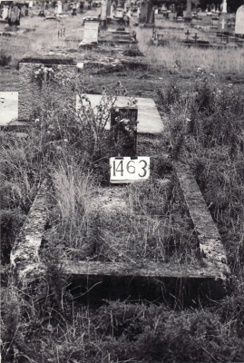 Historic picture of MAKARAKA cemetery, block MKE, plot 1463.
