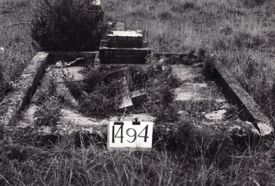 Historic picture of MAKARAKA cemetery, block MKE, plot 1494.