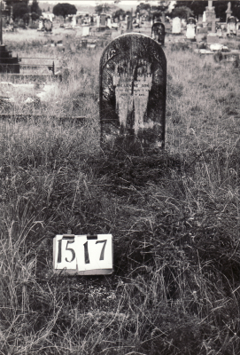 Historic picture of Makaraka cemetery, block MKE, plot 1517.