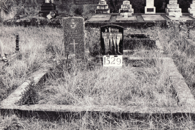 Historic picture of Makaraka cemetery, block MKE, plot 1529.