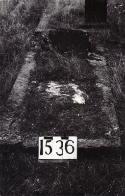 Historic picture of Makaraka cemetery, block MKE, plot 1536.