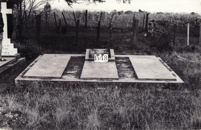 Historic picture of Makaraka cemetery, block MKE, plot 1548.