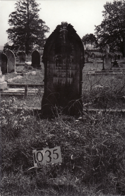 Historic picture of MAKARAKA cemetery, block MKF, plot 1035.