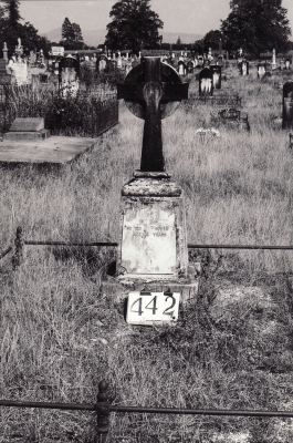Historic picture of Makaraka cemetery, block MKH, plot 442.