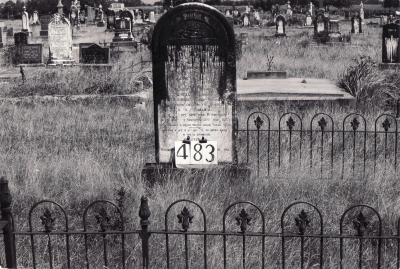 Historic picture of Makaraka cemetery, block MKH, plot 482.