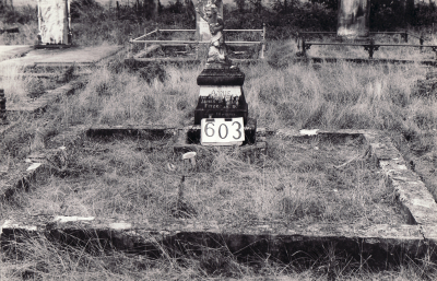 Historic picture of MAKARAKA cemetery, block MKI, plot 603.