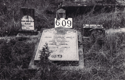 Historic picture of MAKARAKA cemetery, block MKI, plot 608.