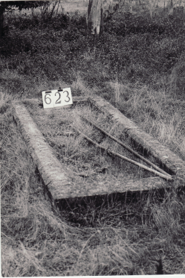 Historic picture of Makaraka cemetery, block MKI, plot 623.