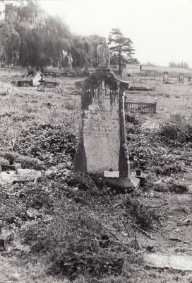 Historic picture of Makaraka cemetery, block MKOLD, plot 172.