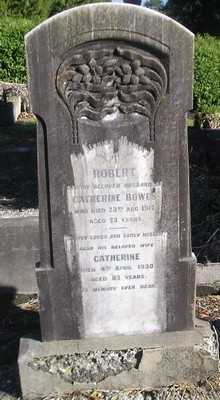 Historic picture of Ormond cemetery, block ORM1, plot 84.