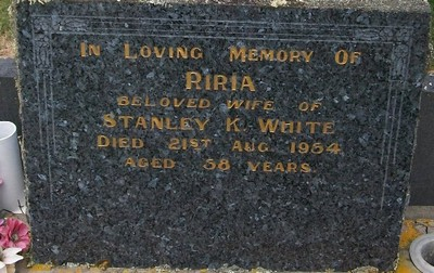 Historic picture of Taruheru cemetery, block 25, plot 26.