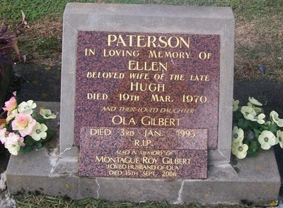 Historic picture of Taruheru cemetery, block 28, plot 475.