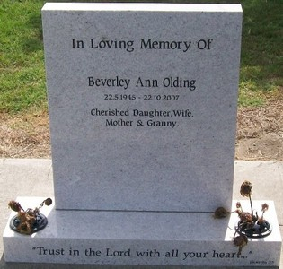 Historic picture of Taruheru cemetery, block 39, plot 463.