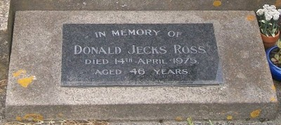 Historic picture of Taruheru cemetery, block 40, plot 158.