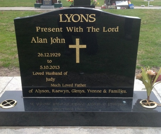 Historic picture of Taruheru cemetery, block 41, plot 459.