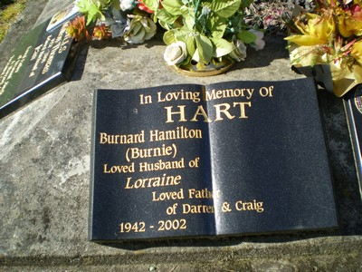 Historic picture of Taruheru cemetery, block G, plot 642.