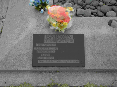Historic picture of Taruheru cemetery, block K, plot 21.