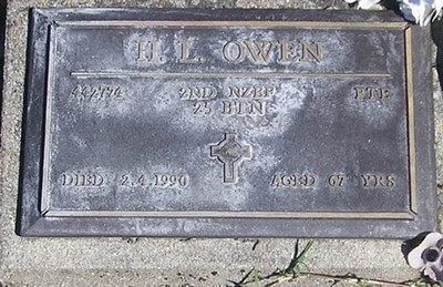 Historic picture of Taruheru cemetery, block RSA34, plot 324.