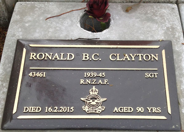 Historic picture of Taruheru cemetery, block RSAAS, plot 296.